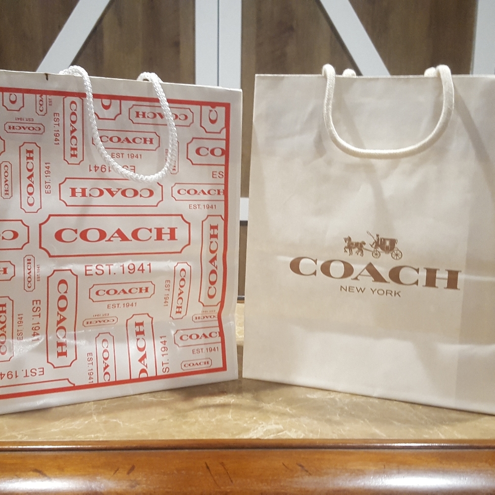 Coach small gift bags